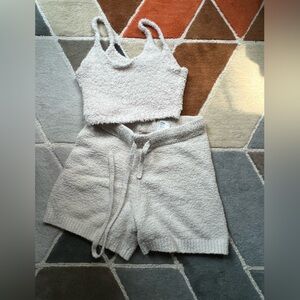 H&M Cream Sweater Set